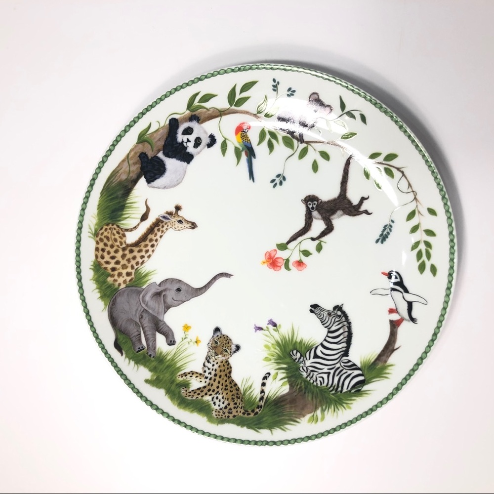 Lynn Chase Jungle Party Decorative Plate 1988